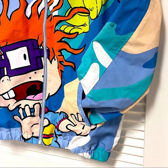 Nickelodeon X Members Only Size M Rugrats ALLOVER Camo Chucky/Tommy Wind… - Picture 6 of 12